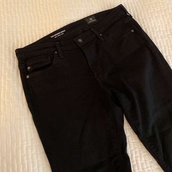 AG Black Legging Ankle Super Skinny Jeans 28 - Picture 3 of 5